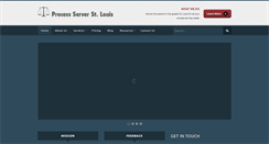 Desktop Screenshot of processserverstl.com