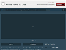 Tablet Screenshot of processserverstl.com